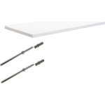 Prateleira Multiivisao Suporte Invisivel 20X 80 Branca Pbs-2080-Uv-Br