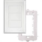 Placa Fame Evidence 4X2 Branca (Cega) Com Suporte 
