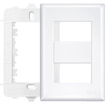 Placa Fame Evidence 4X2 Branca (2Modulo) Com Suporte 