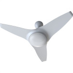 Ventilador Teto Ventisol Flow Led Branco Com Controle Bivolt 20W 14224