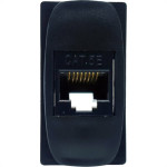 Modulo Alumbra Gracia 1 Tomada Rj45 Preto 85363