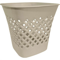 Cesto Papeleiro Plastico Shangri-La Quadrado Marmorizado 24X24Cm 
