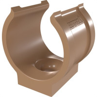 Abracadeira De Impacto Para Tubo Estrela Marrom  1/2'' 2027