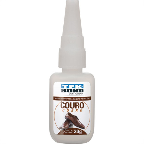 Cola Instantanea Tekbond Antientupimento 20G Couro 