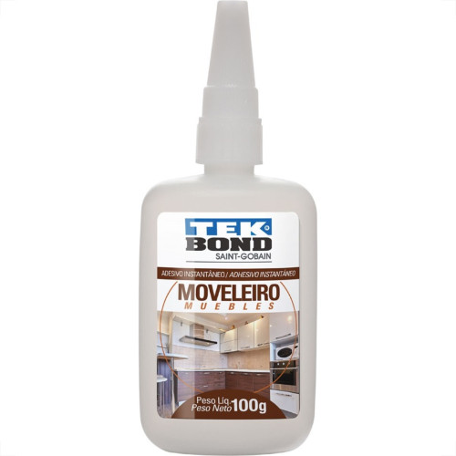 Cola Instantanea Tekbond Antientupimento Moveleiro 100G 