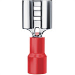 Pre-Isolado Sforplast Femea 0,5/1,5 Vermelho  100pcs 4771