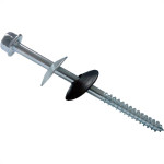 Parafuso Telha Jomarca 110Mm Completo ''Pvc+Chapa'' 5/16 % 33788/28750 - 1 Cento