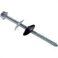 Parafuso Telha Jomarca 110Mm Completo ''Pvc+Chapa'' 5/16 % 33788/28750 - 1 Cento