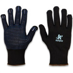 Luva Helanca Kalipso Com Pigmento Preto  - Kit C/12 