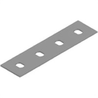 Tala Lisa 4 Furos Para Perfilado Perfil Lider 2444Pz