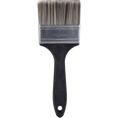 Pincel Trincha Pintura Roma   301 X 3'' Preta 301 007 - Kit C/12 
