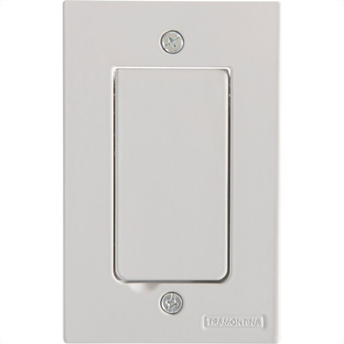 Placa Piso Aluminio Tramontina 4X2 Unha Para 1 Modulo Lux 