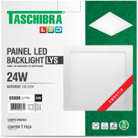 Plaf.Led Tasch.Lys Emb.Qd.24W 6500K 30Cm