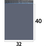 Envelope De Segurança Embalabox Preto 32X40Cm Com 250 Pecas .0020
