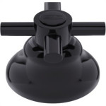 Acabamento Registro Blukit (Deca/Docol) C37 1/2 A 1'' Preto 091704-212