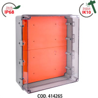 Quadro Comando Rohdbox Completo Ip68 Transparente 500X400X200 888270