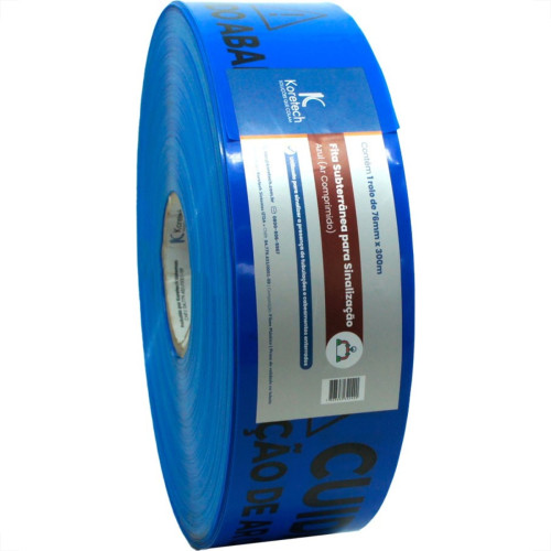 Fita Subterranea Koretech 7,6Cm X 300M Azul Ar Comprimido Pa.52.12.0.00301