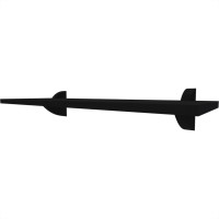 Prateleira Multiivisao Suporte Clip 20X 40 Preta Clip-2040-Ff-Pr
