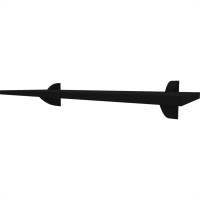 Prateleira Multiivisao Suporte Clip 20X 40 Preta Clip-2060-Ff-Pr