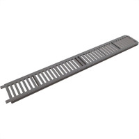 Grelha De Plastico Estrela Com Porta Grelha Linear Cinza 15X100 2078