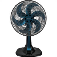 Ventilador Mesa Ventisol 6 Pas 50Cm Preto/Azul 127V 10032