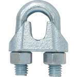 Clips Perkon Cabo Aco Pesado  3/8'' 1403 - Kit C/20
