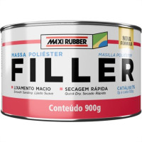 Massa Poliester Maxi Rubber Filler 900G 1Mg030