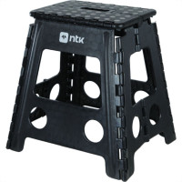Banqueta Dobravel Nautika Step Two Para Camping Preta 336002-Pr