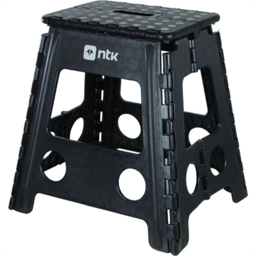 Banqueta Dobravel Nautika Step Two Para Camping Preta 336002-Pr