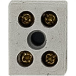 Cartela Conector Porcelana Brasfort 2 Polos 06Mm Com 1 Peca 9084
