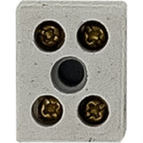 Cartela Conector Porcelana Brasfort 2 Polos 06Mm Com 1 Peca 9084