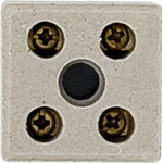 Cartela Conector Porcelana Brasfort 2 Polos 10Mm Com 1 Peca 9085