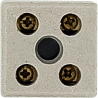 Cartela Conector Porcelana Brasfort 2 Polos 10Mm Com 1 Peca 9085