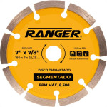 Disco Diamantado Ranger Segmentado 180Mm Seco Rdd-1400