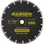 Disco Diamantado Ranger Segmentado 230Mm Seco Rdd-1500