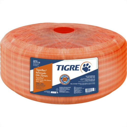 Conduite Corrugado Laranja Tigre 1X25M *32Mm