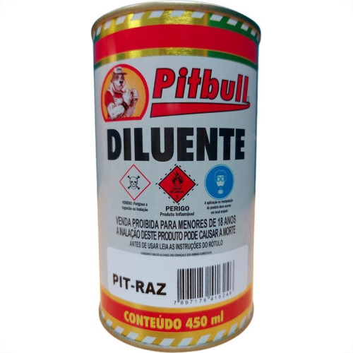 Aguarras Pitbull 450Ml - Kit C/6 