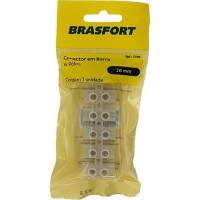 Cartela Conector Barra Brasfort Plastico 6 Polos 16Mm 7709