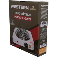 Fogao 1 Boca Eletrico Western 220V 1000W Fg1000-220