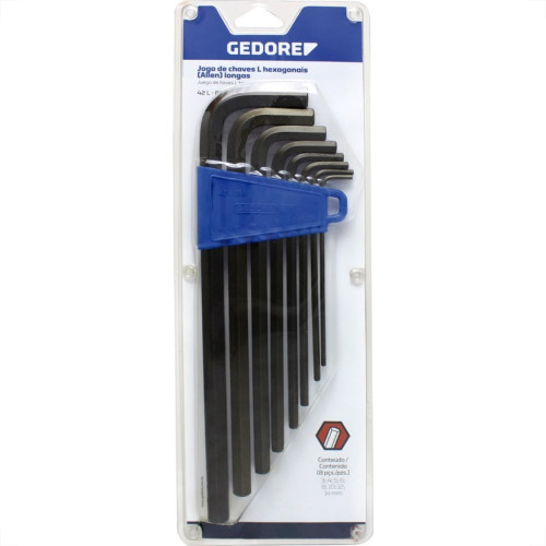 Chave Allen Gedore 3,0A14,0 08 Pecas 12302