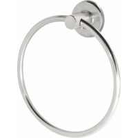 Acessorio Wc Clarainox Aco Porta Toalha Argola Cromado 91007