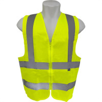 Colete Para Sinalizacao Brasfort 4 Linhas Com Ziper Amarelo Xg 9102