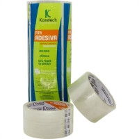 Fita Embalagem Koretech Transparente 48X 45 Pa..0009 - Kit C/5 