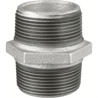 Tupy Niple Duplo Ferro Galvanizado I 2.1/2 