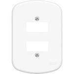Placa Fame''Blanc''4X2 (2 Saidas Distanciada) 