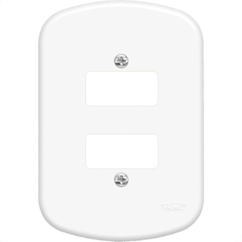 Placa Fame''Blanc''4X2 (2 Saidas Distanciada) 