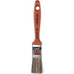 Pincel Trincha Pintura Atlas   395 X 1'' Laranja 395/3 - Kit C/12 