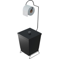 Stolf Lixeira C/Sup.Papel Hig. Bl.Pr
