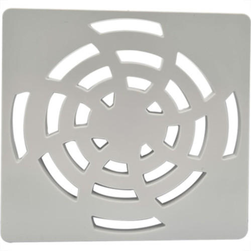Luconi Grelha Quadrada  100Mm Br - Kit C/10 Un
