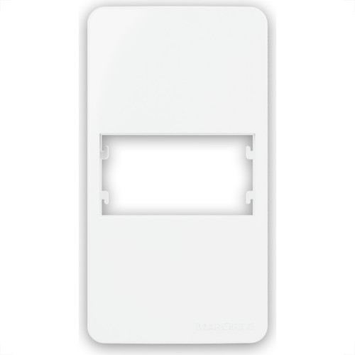 Margirius Placa P/Condulete 1P C/Sup Sleek Br